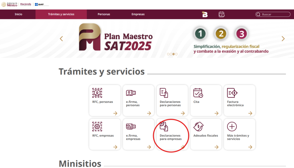 declaración anual SAT persona moral