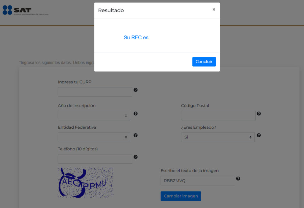 consulta RFC