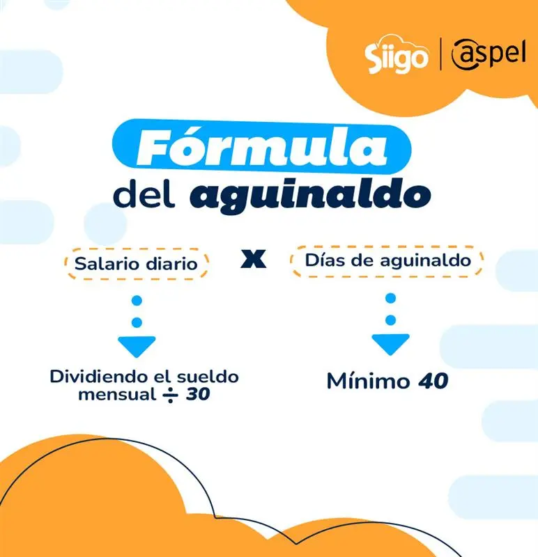 fórmula aguinaldo para trabajadores del estado